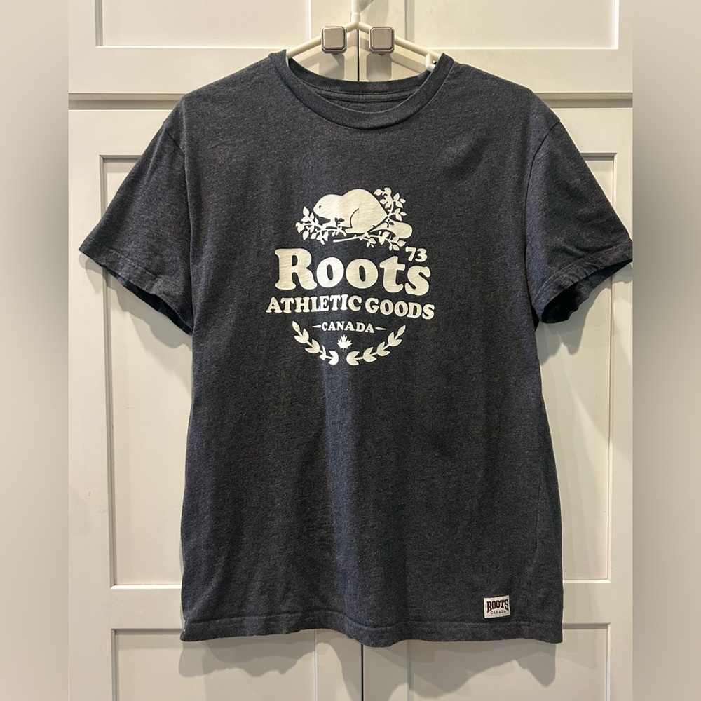 Roots athletic goods cotton t shirt